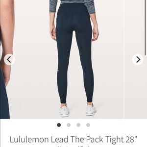 Lululemon high waist Lead the pack leggings